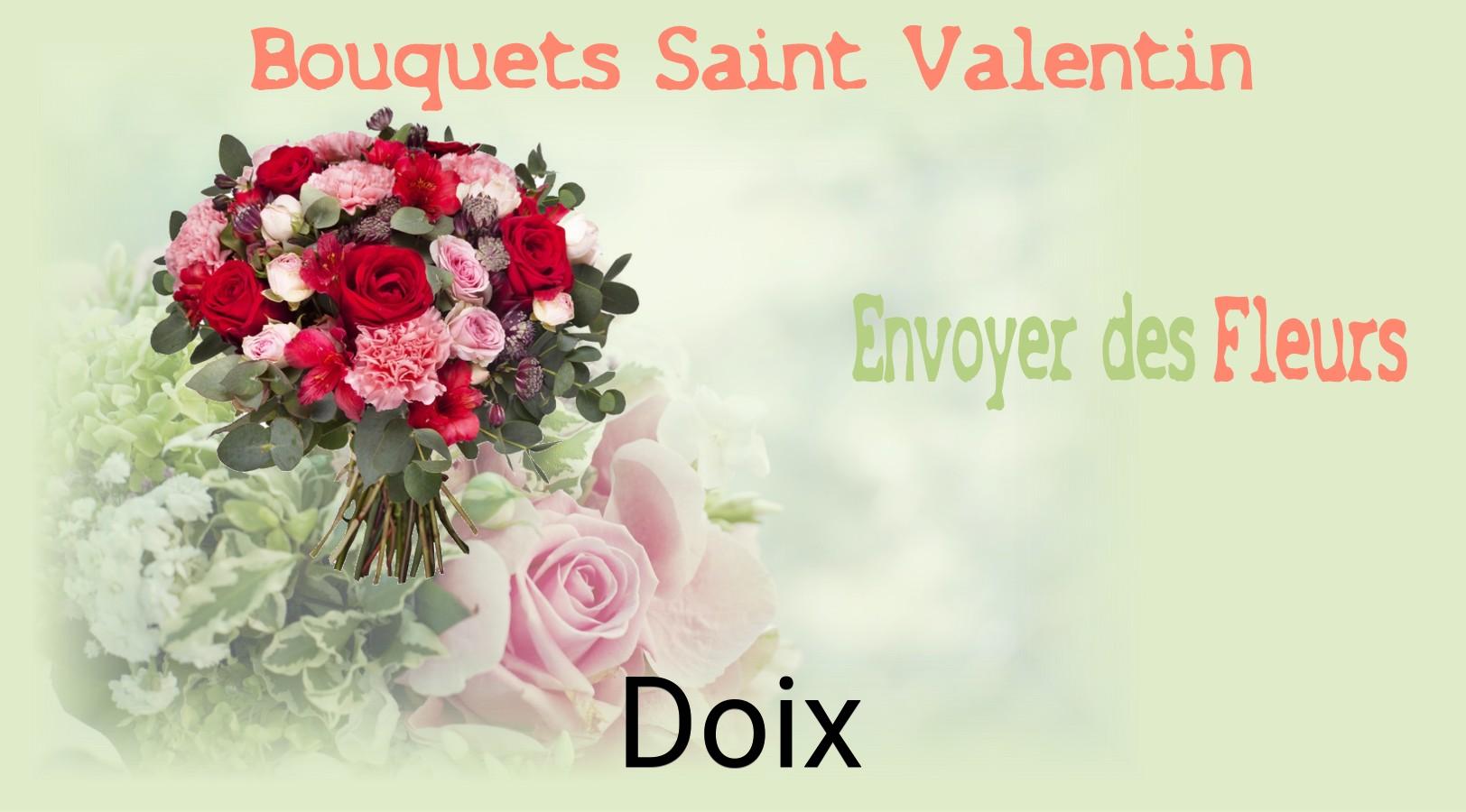 Roses de Saint-Valentin livrées à Doix